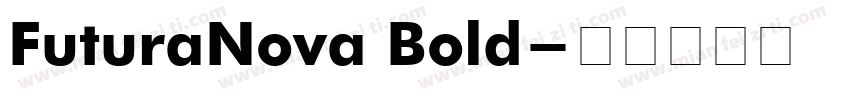 FuturaNova Bold字体转换